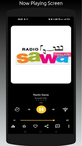 Radio KW: All Kuwait Stations Screen 2