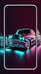 Neon Car Wallpapers 4K