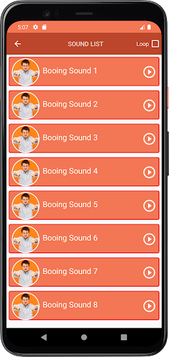 Booing Sounds Screen 3