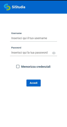 Android application SiStudia screenshort