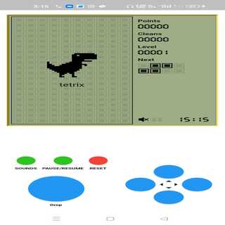Android application Tetris screenshort