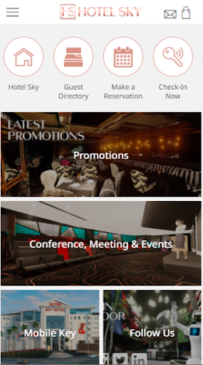 Android application Hotel Sky screenshort