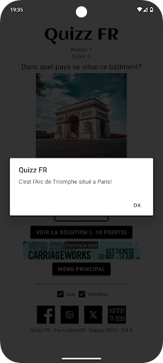 Quizz FR - Screenshot 4
