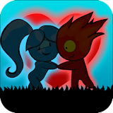 Fire Boy and Ice girl Shadow Love Story icon