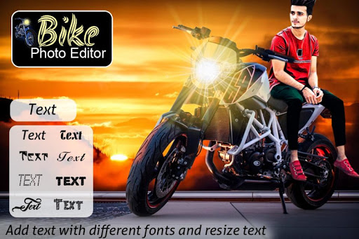 Bike Photo Frame Editor