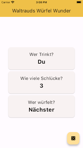 Android application Waltrauds Würfel Wunder screenshort