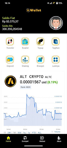 ALTC WALLET Screen 3