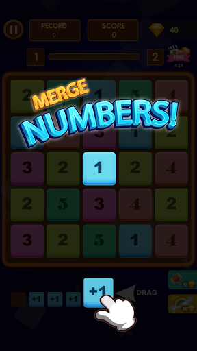 Android application 4096 match numbers screenshort
