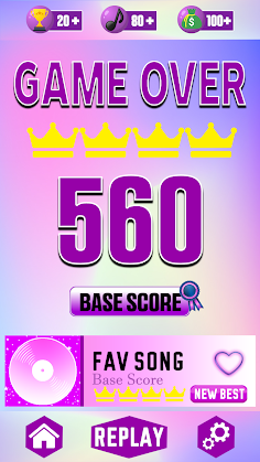 Sam and Colby Piano Game Tiles - Screenshot 4