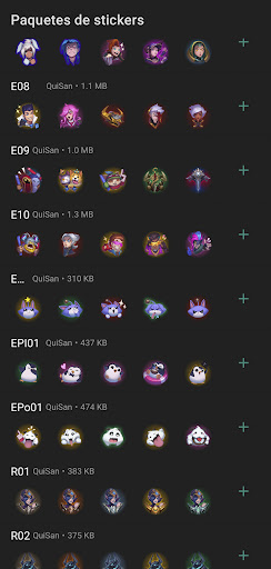LoL Stickers WAStickerApp Screen 2