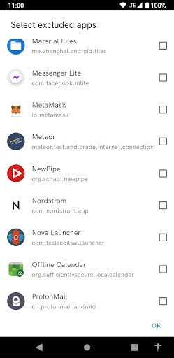 Geph: free anti-blocking VPN Screen 3