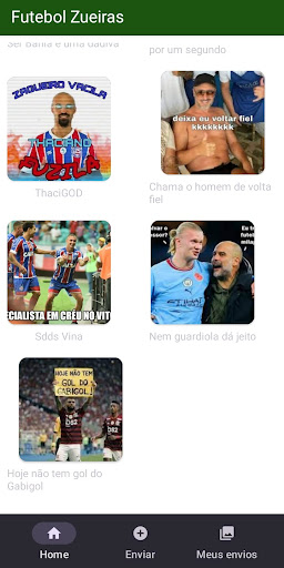 Android application Futebol Zueiras screenshort