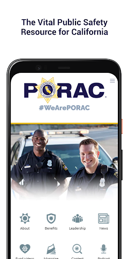 Android application PORAC screenshort