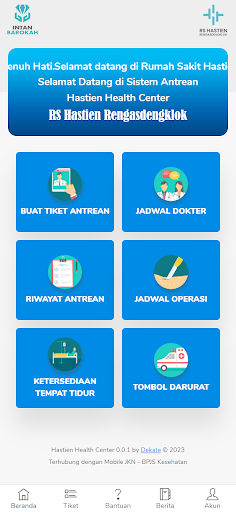 Android application Hastien Health Center screenshort