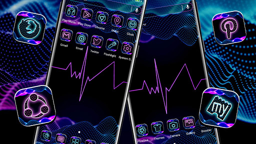 Heartbeat Pulse Launcher Theme Screen 3