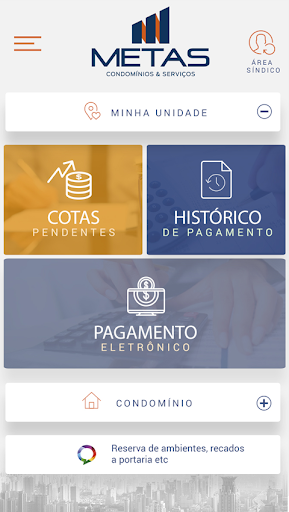 Android application Metas Online screenshort
