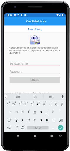 Android application QuickMed Scan screenshort