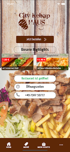 Android application City Kebap Haus Witten screenshort