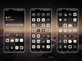 Business Gold Icon Pack