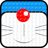 Blue Cat Smile Face Theme&Emoji Keyboard icon