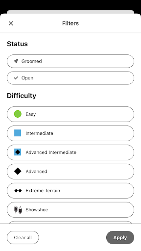 Android application Corduroy: Ski and Snowboard screenshort