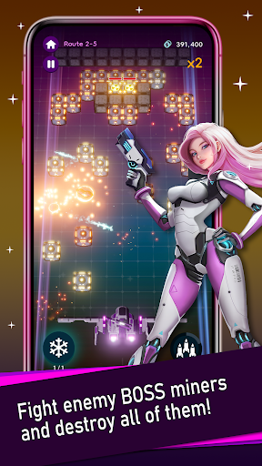 LUNA: Warp Minesweeper Screen 2