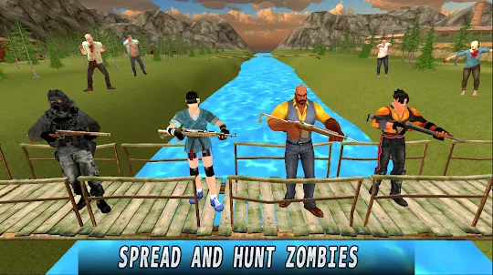 Jeux de tir de chasse zombies
