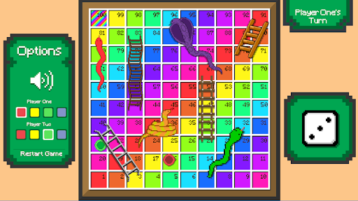 Pixel Snakes & Ladders - Two P Screenshot 2 - AppWisp.com