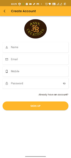 Android application AnneCreations HB screenshort