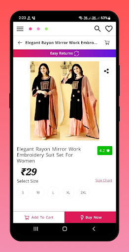 Low Price Online Shopping App Screen 3