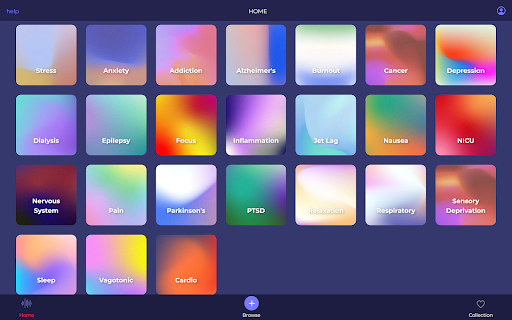 Screenshot of HealthTunes
