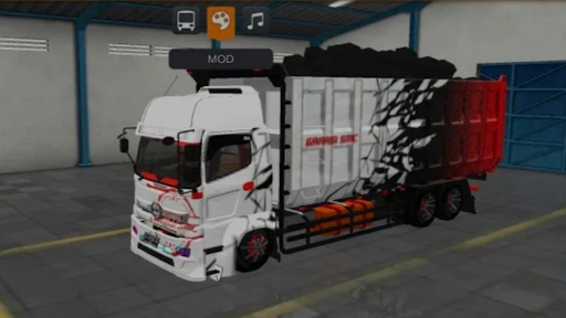 Bussid Mod Dump Truck Hino Screen 3