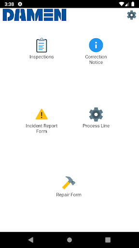 Android application Damen IN2QC screenshort