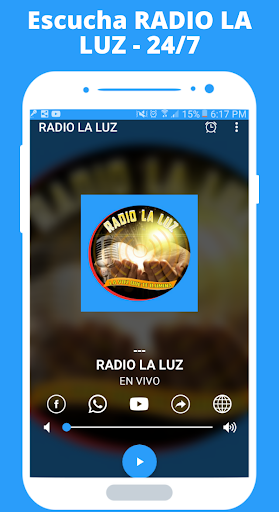 Android application RADIO LA LUZ screenshort