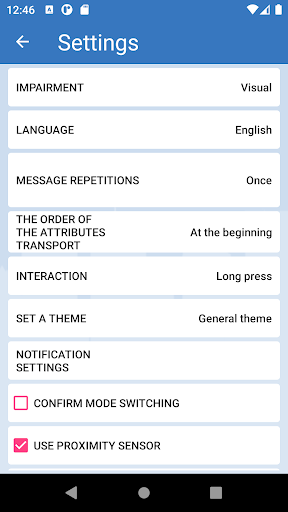 Android application Speaking city screenshort