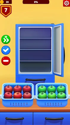 Fill The Fridge: Organize Game - Screenshot 2