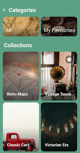 Screenshot of Retro and Vintage Wallpaper