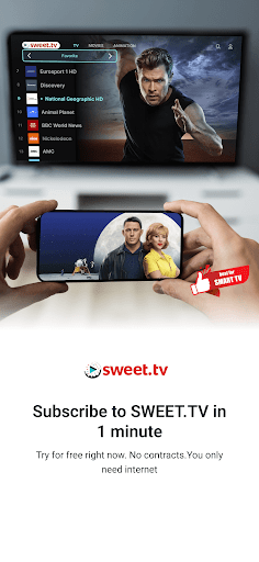 Screenshot of SWEET.TV - TV and movies