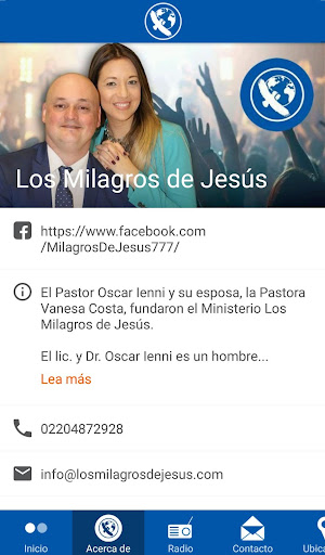 Android application Los Milagros de Jesús screenshort