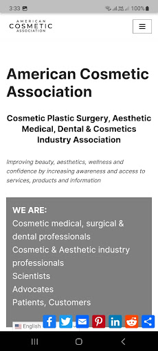 American Cosmetic Association Screen 3