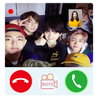 Call with Bts iDol - bts fake video call