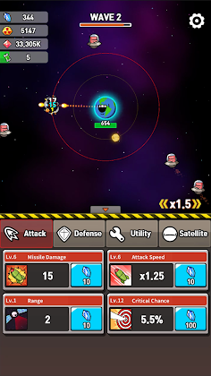 Earth Defense : Idle Simulator - Screenshot 1