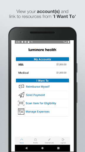 Android application Benefit Spending Accounts screenshort