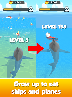 Idle Shark World: Hungry Monster Evolution Game 4.0 screenshots 12