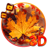3d Glass Tech Leaf Theme icon