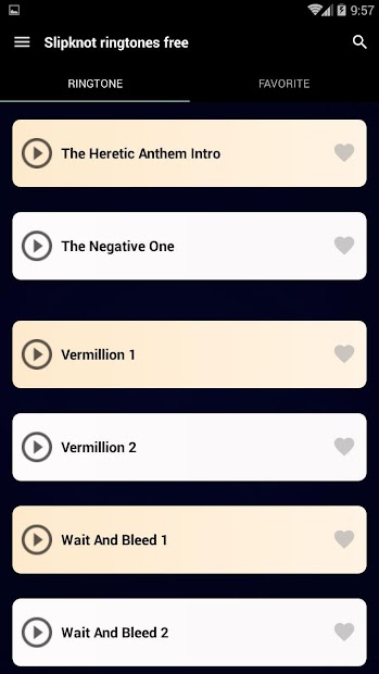 Captura 5 Slipknot ringtones android