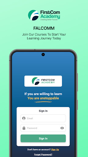 Android application FALCOMM screenshort