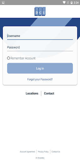 Android application Dillon CU Mobile Banking screenshort