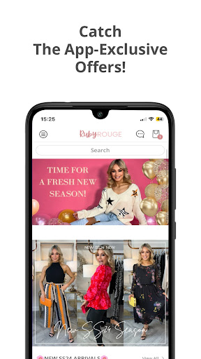 Android application Ruby Rouge Boutique screenshort