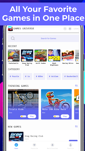 Android application Games Universe: Webteknohaber screenshort